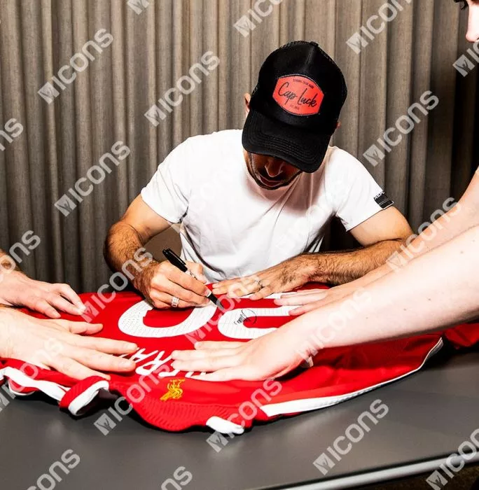Javier Mascherano Back Signed Liverpool 2008-10 Home Shirt