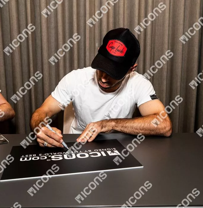 Javier Mascherano Signed Liverpool Photo: Tackle On Ryan Giggs