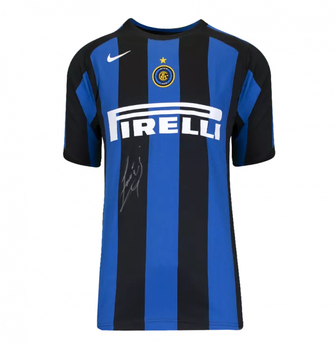 Javier Zanetti Front Signed Internazionale 2005-06 Home Shirt