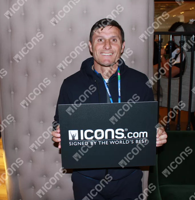 Javier Zanetti Signed And Framed Captain's Armband