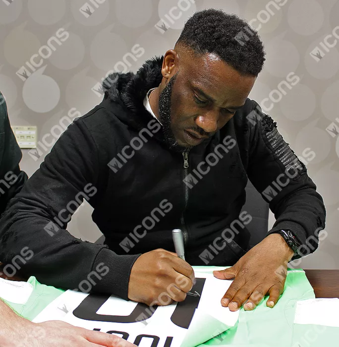 Jay-Jay Okocha Back Signed Nigeria 2002 Home Shirt In Classic Frame