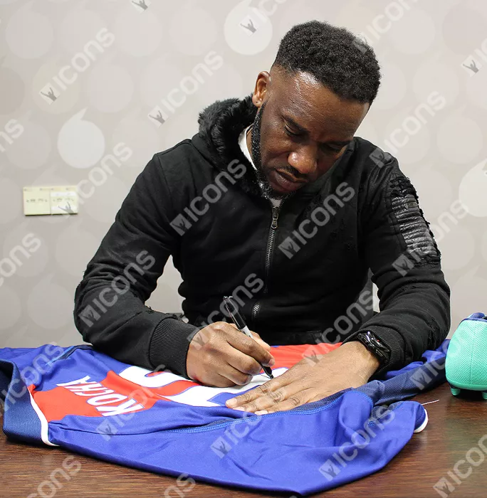 Jay-Jay Okocha Back Signed Paris Saint-Germain 2000-01 Home Shirt