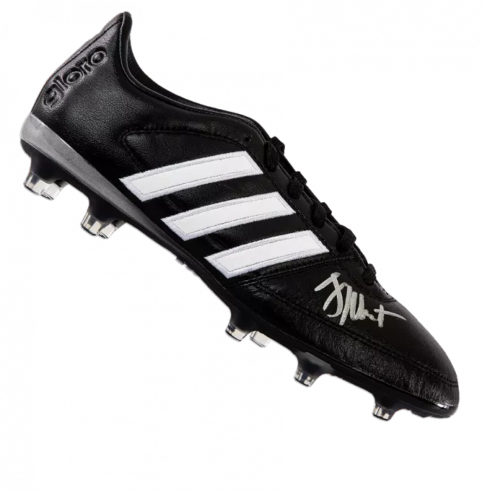 Jay-Jay Okocha Signed Black Retro Adidas Boot