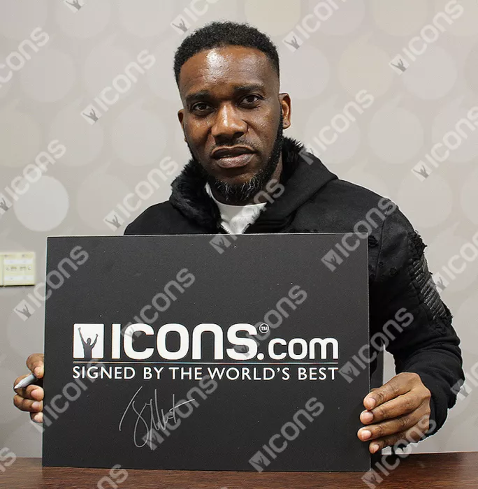 Jay-Jay Okocha Signed Bolton Wanderers Photo In Black Wooden Frame: Free-Kick Goal Vs Liverpool