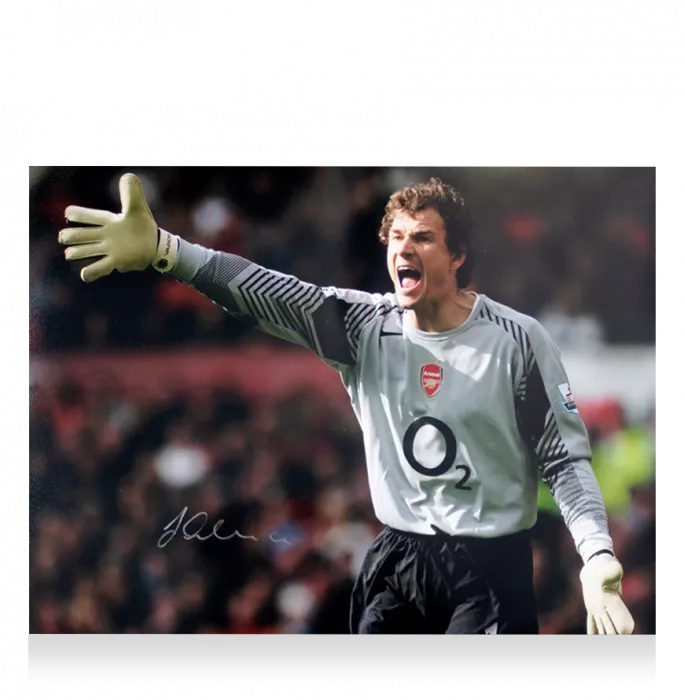 Jens Lehmann Signed Arsenal Photo In Premium Photo Frame: Gunners Legend