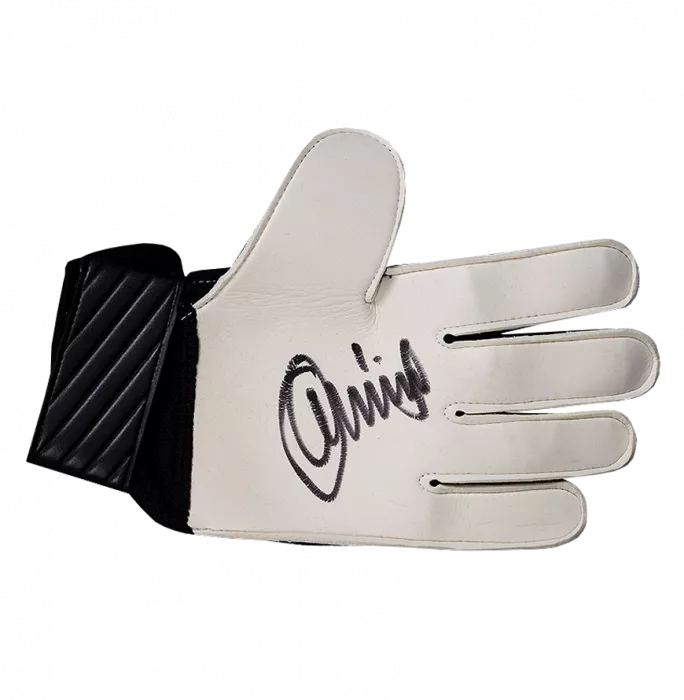 Jerzy Dudek Signed Black And Green Umbro Goalkeeper Glove