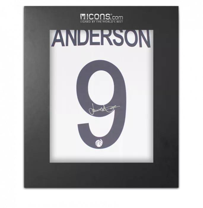 Jimmy Anderson Signed England Cricket Shirt In Deluxe Packaging