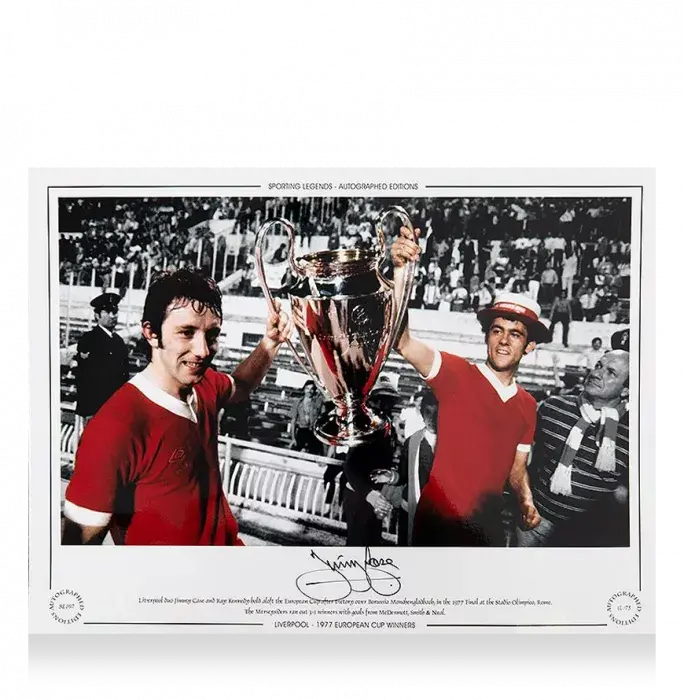 Jimmy Case Signed Liverpool Photo In Premium Photo Frame