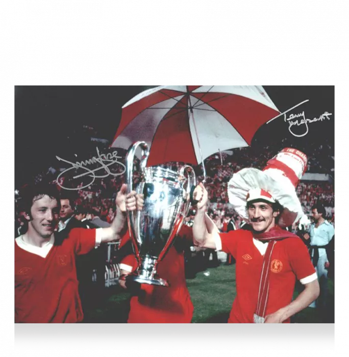 Jimmy Case & Terry McDermott Dual Signed Liverpool Photo