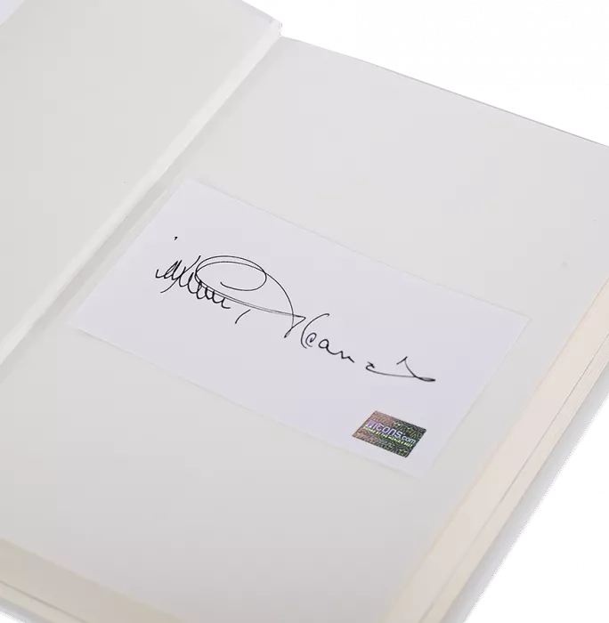 Jimmy Greaves Signed Book: Natural The Jimmy Greaves Story