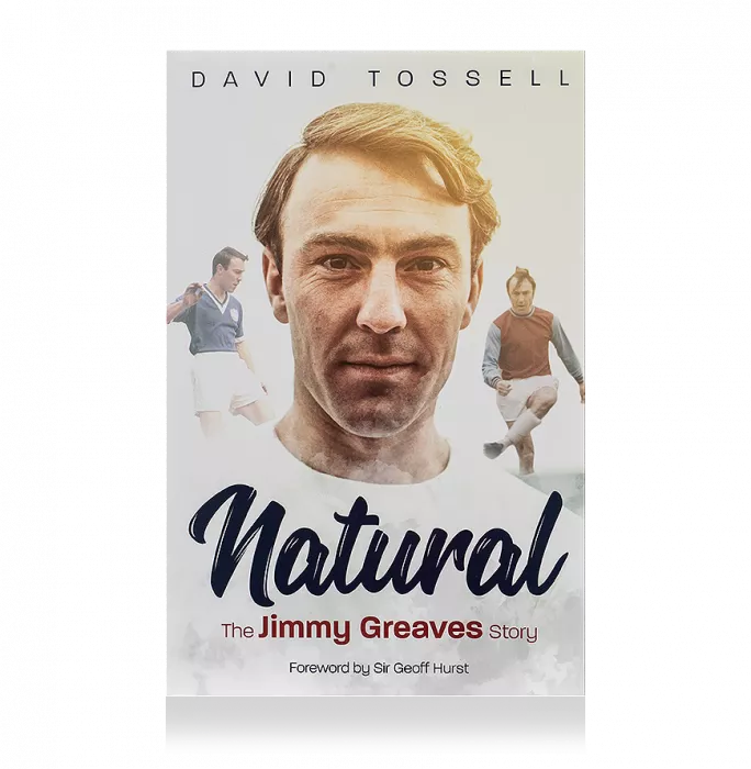 Jimmy Greaves Signed Book: Natural The Jimmy Greaves Story