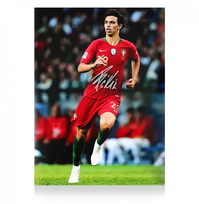Joao Felix Signed Portugal Photo: 2019 UEFA Nations League Winner