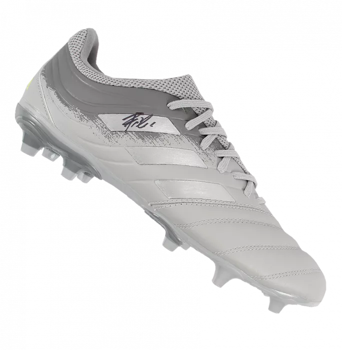 Joao Felix Signed Silver Adidas Copa 19 Boot In Acrylic Case