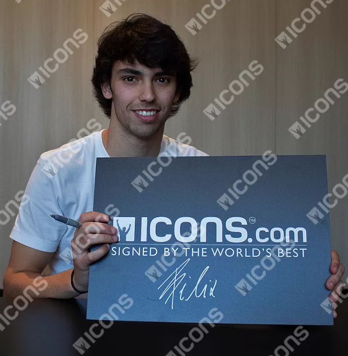 Joao Felix Signed Silver Adidas Copa 19 Boot In Bubble Frame: Option 1