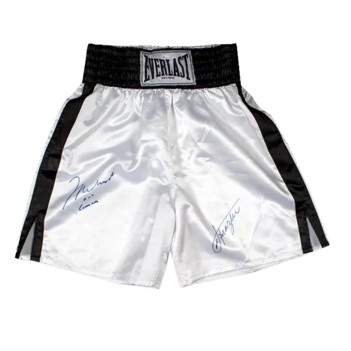 Joe Frazier & Muhammad Ali Signed Boxing Trunks