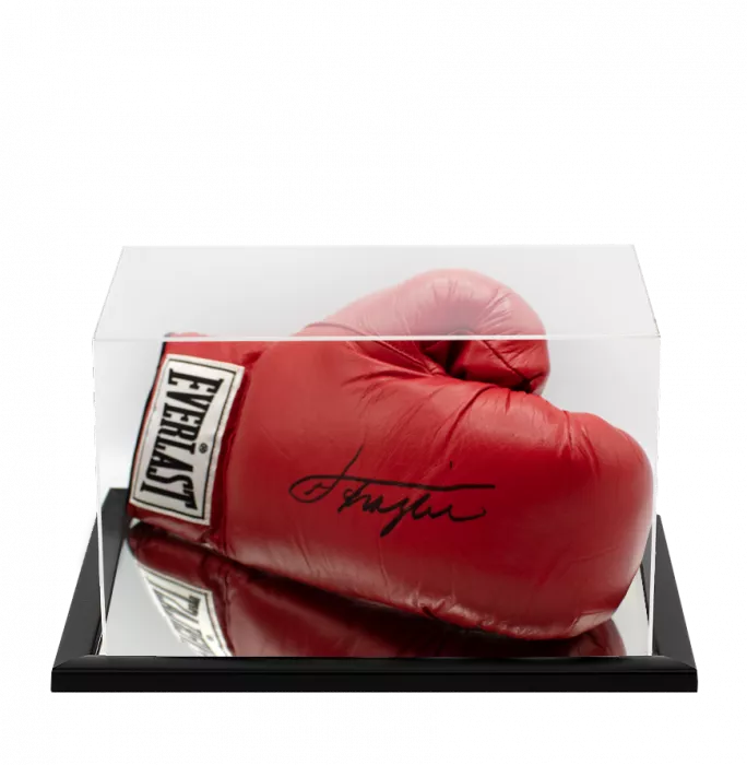 Joe Frazier Signed Everlast Boxing Glove In Acrylic Case