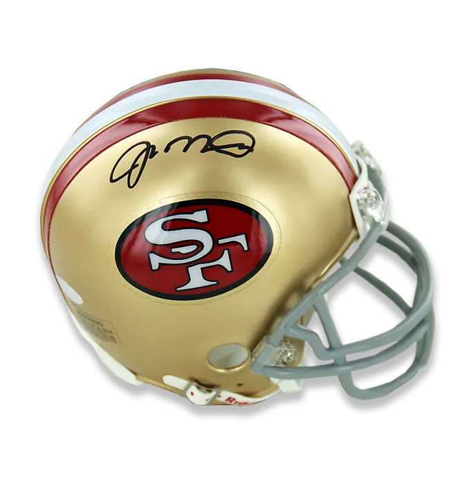 Joe Montana Signed Mini San Francisco 49ers Riddell Helmet