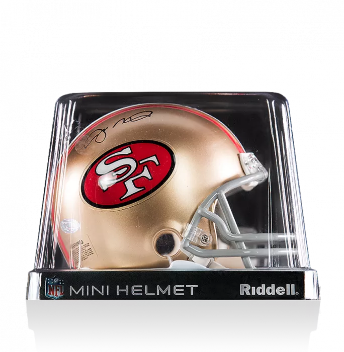 Joe Montana Signed Mini San Francisco 49ers Riddell Helmet