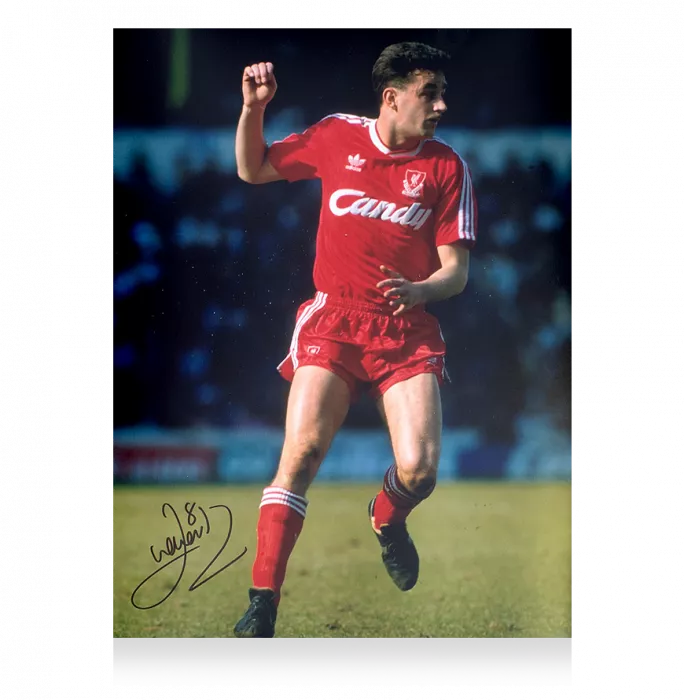 John Aldridge Signed Liverpool FC Photo In Premium Photo Frame: Reds Icon