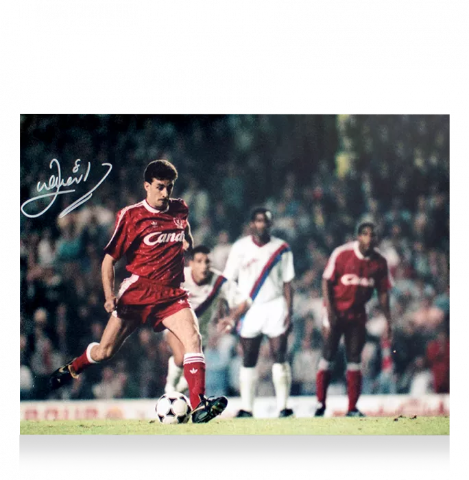 John Aldridge Signed Liverpool FC Photo In Premium Photo Frame: Reds Legend