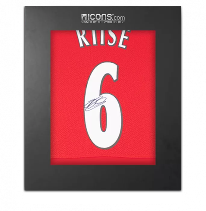 John Arne Riise Back Signed Liverpool FC 2005 Home Shirt In Deluxe Packaging