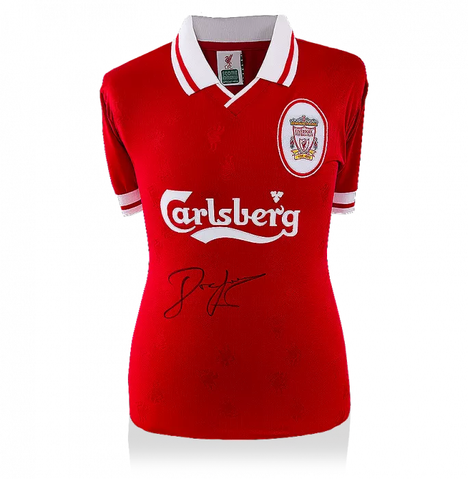 John Barnes Front Signed Liverpool 1996-98 Home Shirt