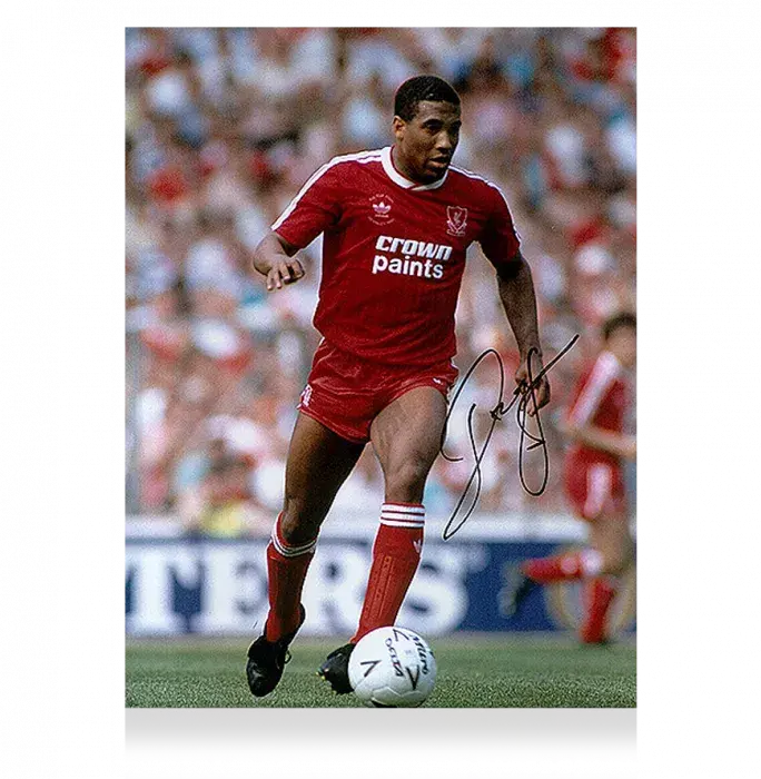 John Barnes Signed Liverpool Photo: Reds Legend