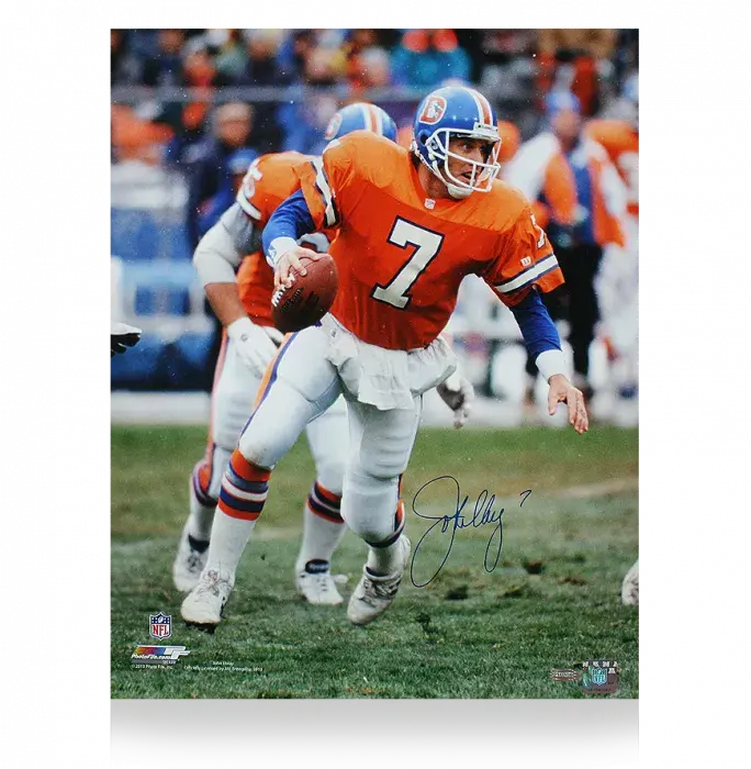 John Elway Signed Denver Broncos Photo: Super Bowl Champ