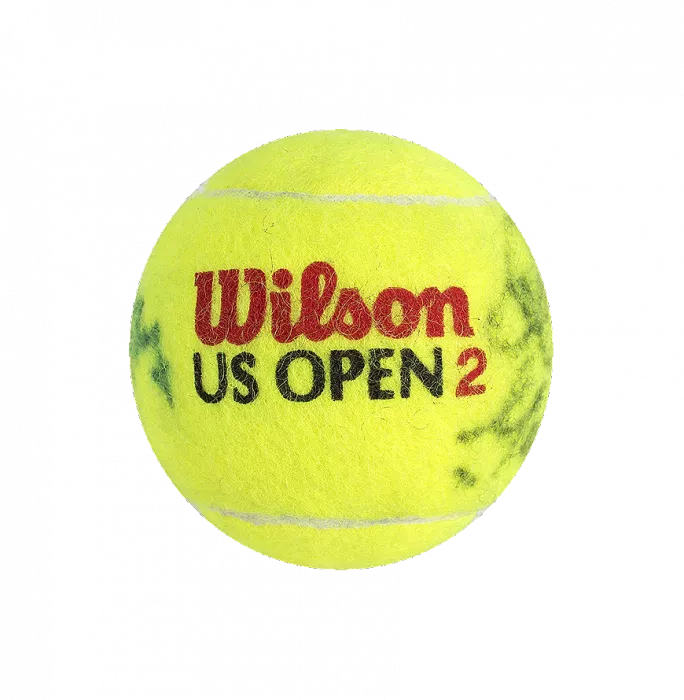 John McEnroe & Bjorn Borg Dual Signed US Open Tennis Ball In Acrylic Case