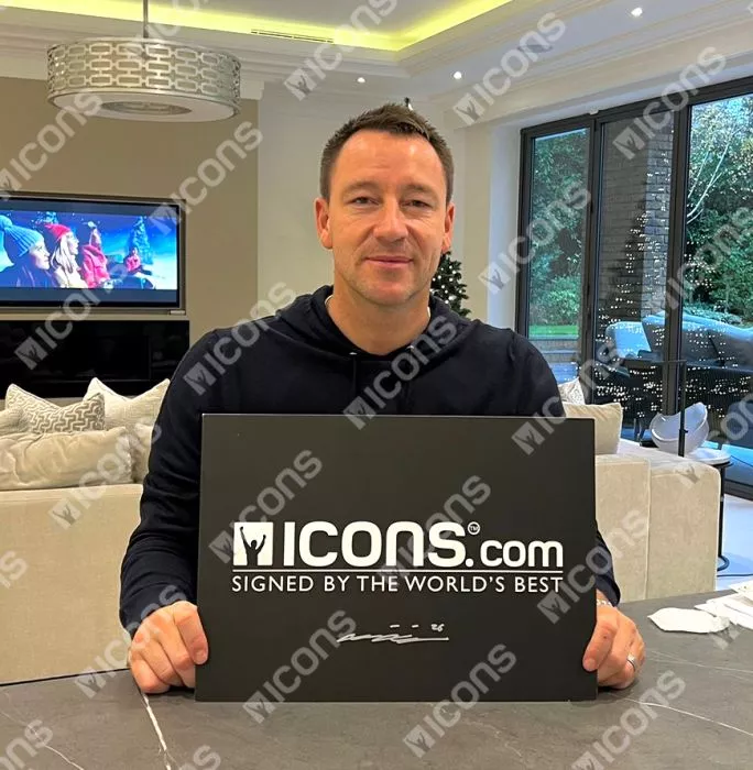 John Terry Back Signed 1998 ECWC Chelsea Shirt In Hero Frame: Option 1