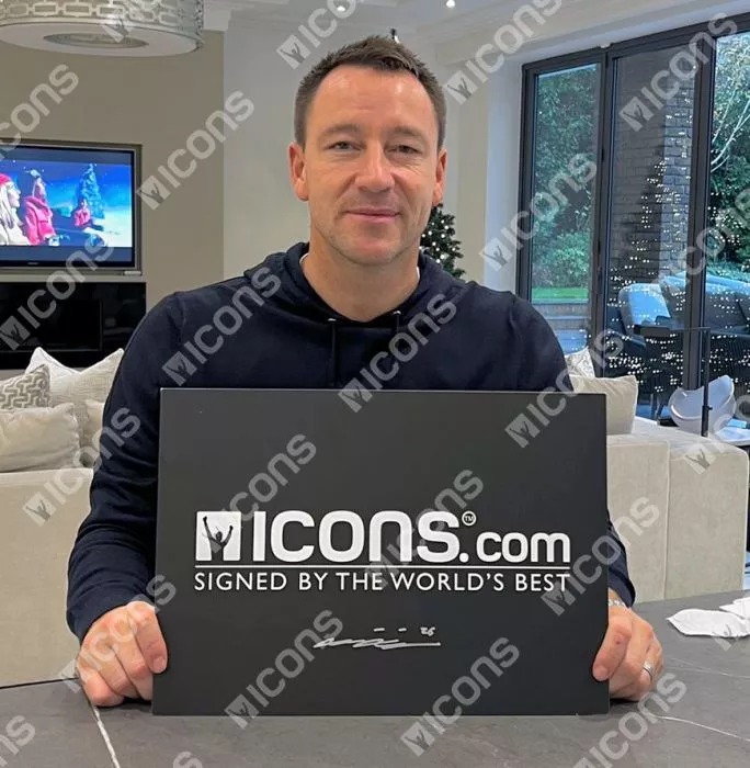 John Terry Back Signed Chelsea 2007-08 Home Shirt