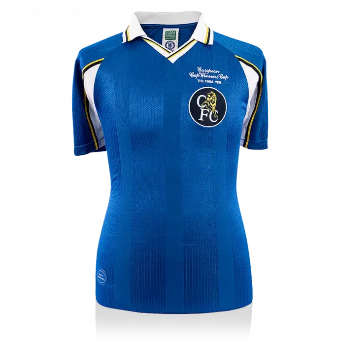 John Terry Back Signed Retro Chelsea Shirt: Cup Winners' Cup Edition In Hero Frame: Option 1