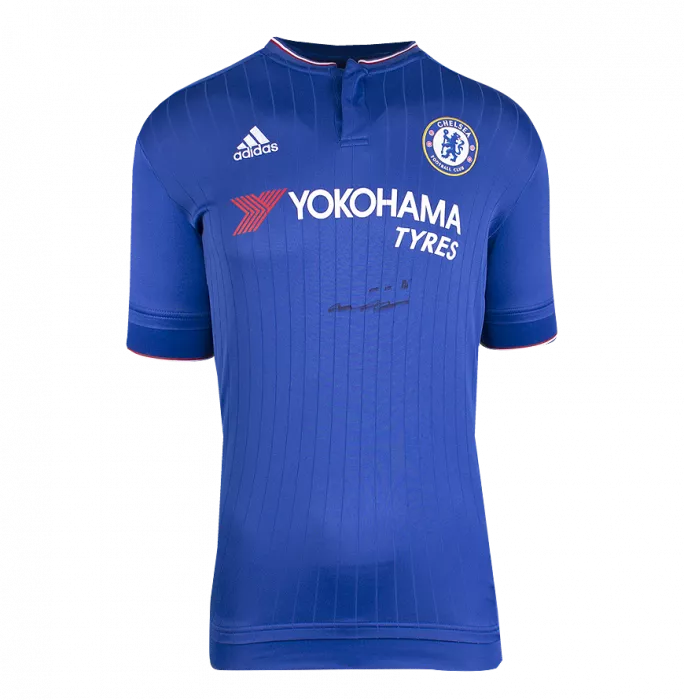 John Terry Front Signed Chelsea 2015-16 Home Shirt In Classic Frame