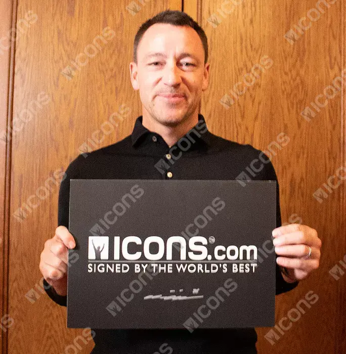 John Terry Official Chelsea FC Signed And Framed Original Tribute Artwork: Captain Leader Legend