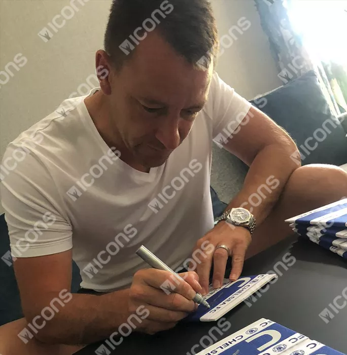 John Terry Signed And Framed Chelsea Captain's Armband