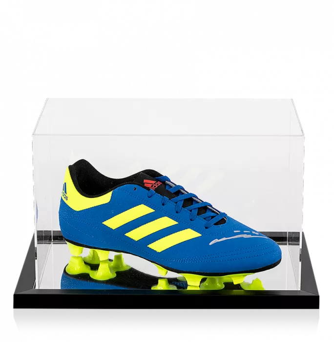 John Terry Signed Blue and Yellow Adidas Boot In Acrylic Case