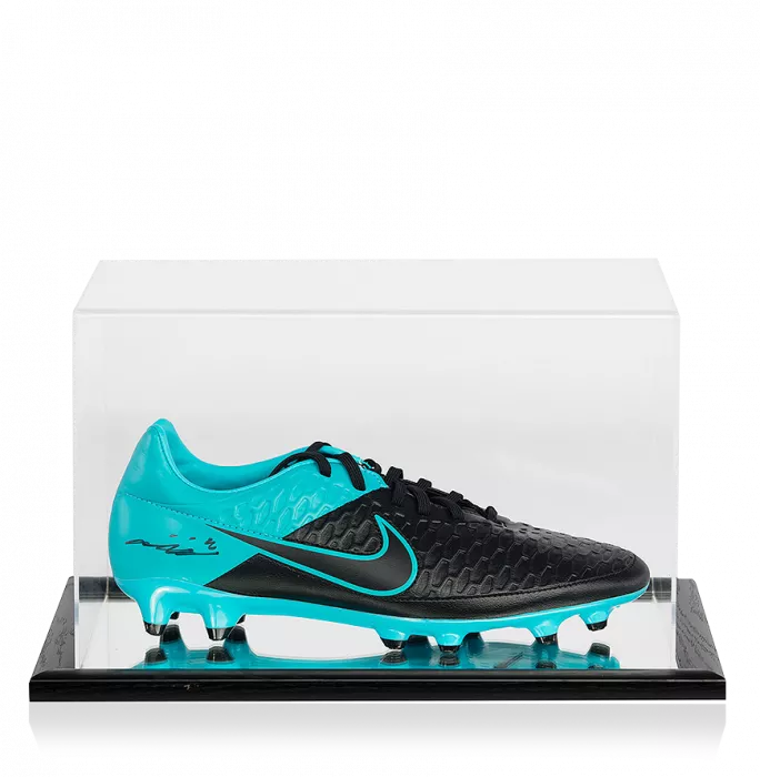 John Terry Signed Blue Nike Magista Boot In Acrylic Case