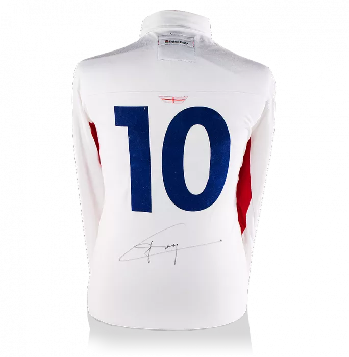 Jonny Wilkinson Back Signed England Rugby Shirt