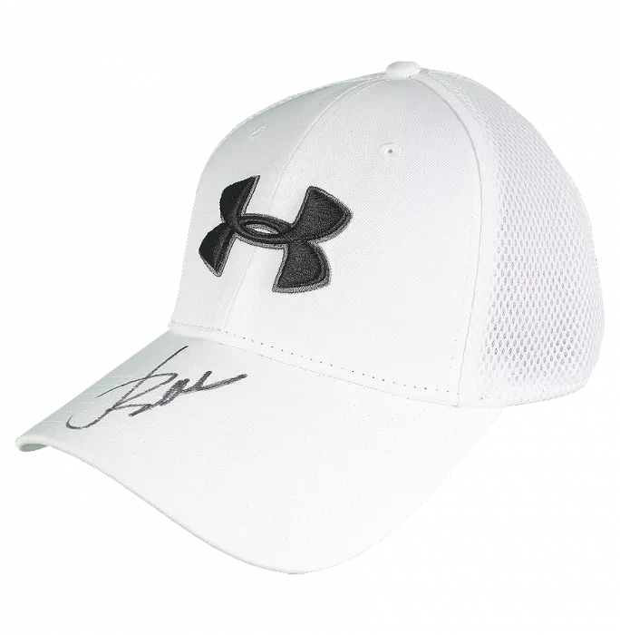 Jordan Spieth Signed White Under Armour Golf Cap