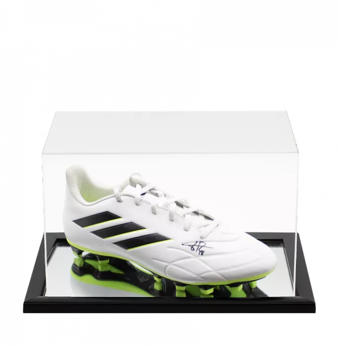 Jordi Alba Signed Adidas Copa Football Boot In Acrylic Case