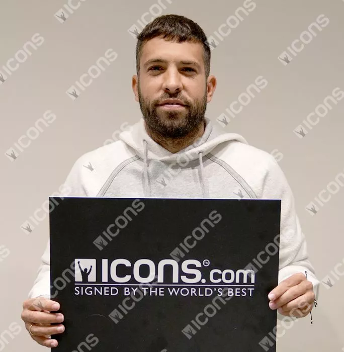 Jordi Alba Signed Adidas Copa Football Boot In Bubble Frame: Option 1