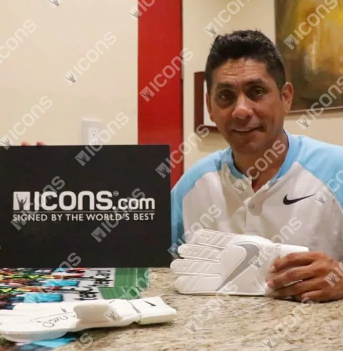 Jorge Campos Back Signed Mexico 1994 Home Shirt In Hero Frame: Option 1