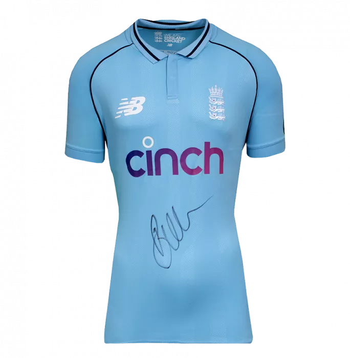 Jos Buttler Front Signed England One Day Cricket Shirt In Classic Frame