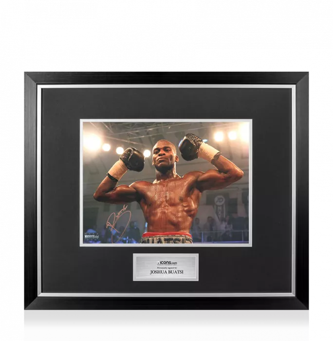 Joshua Buatsi Signed Photo In Premium Photo Frame