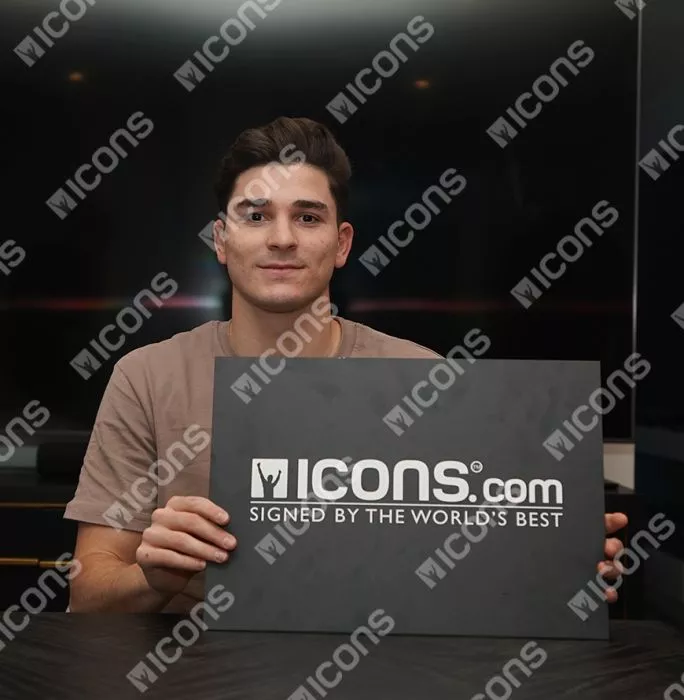 Julian Alvarez Official UEFA Champions League Signed And Framed Manchester City Photo: 2023 Winner