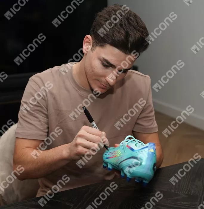 Julian Alvarez Signed Adidas X Speedportal .1 Boot In Deluxe Packaging