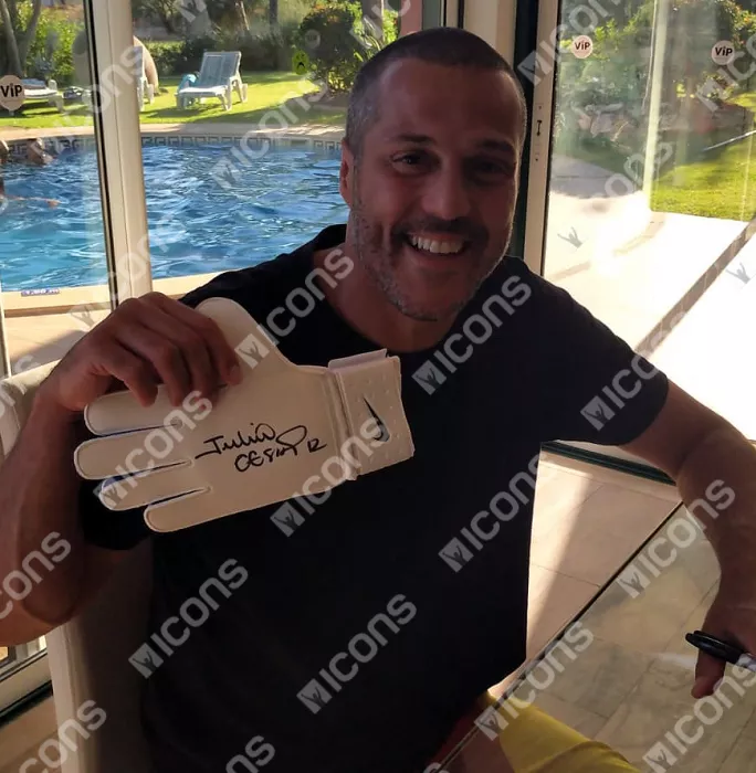 Julio Cesar Signed Nike Vapor Goalkeeper Glove