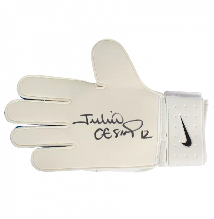 Julio Cesar Signed Nike Vapor Goalkeeper Glove