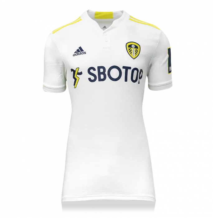 Kalvin Phillips Back Signed Leeds United 2021-22 Home Shirt In Classic Frame