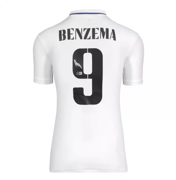 Karim Benzema & Gareth Bale Signed Real Madrid Shirts In Classic Dual Frame